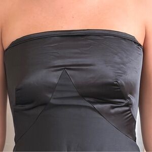 Elegant Black Strapless Dress